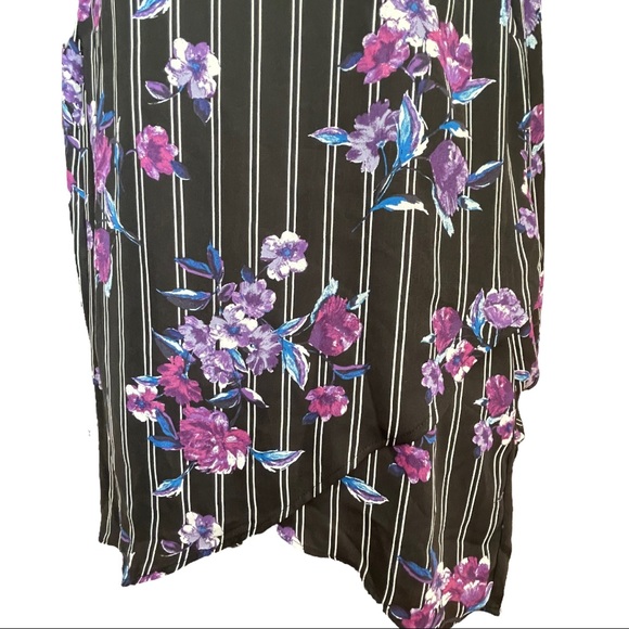 APT 9 - light, sheer-like blouse, 3/4 sleeves with ties, size XL - Picture 3 of 13